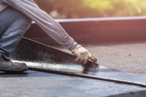 Professional Waterproofing technician working in Monticello, MN